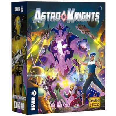 Devir Astro Knights Coöperatief bordspel voor deckbouwen Strategie, science fiction en galactisch avontuur 1-4 spelers (+14 jaar) Devir Astro Knights Coöperatief bordspel voor deckbouwen Strategie, science fiction en galactisch avontuur 1-4 spelers (+14 jaar)