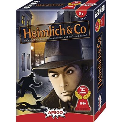 AMIGO Heimlich & Co (spel): Nachts zijn alle agenten grijs en er wordt geen slot! Kritikerpreis spel van de jaren 1986 AMIGO Heimlich & Co (spel): Nachts zijn alle agenten grijs en er wordt geen slot! Kritikerpreis spel van de jaren 1986