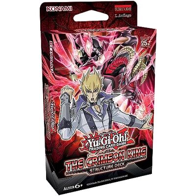 Konami Yu-Gi-Oh! TRADING CARD GAME Crimson Crimison King Structure Deck Duitse editie Konami Yu-Gi-Oh! TRADING CARD GAME Crimson Crimison King Structure Deck Duitse editie
