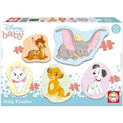 Educa Disney Baby Animal Puzzels. 5 progressieve puzzels voor kinderen van 3 tot 5 stukjes. Vanaf 24 maanden (18591) Educa Disney Baby Animal Puzzels. 5 progressieve puzzels voor kinderen van 3 tot 5 stukjes. Vanaf 24 maanden (18591)