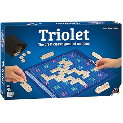 Gigamic Triolet Bordspel, Gfztr, 2-4 spelers, Blauw Gigamic Triolet Bordspel, Gfztr, 2-4 spelers, Blauw