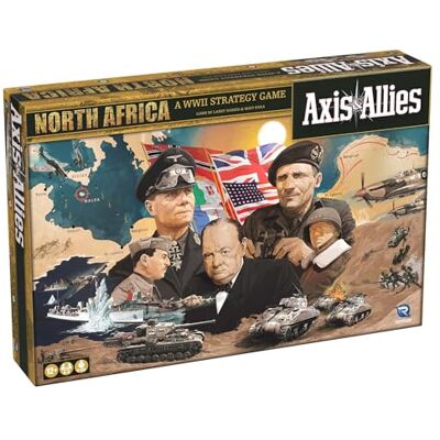 Renegade Game Studios Axis & Allies: North Africa 2-4 spelers Leeftijden 12+ 3 uur speeltijd Nieuwe instelling voor Axis & Allies! Over 250+ Plastic Miniaturen! Renegade Game Studios Axis & Allies: North Africa 2-4 spelers Leeftijden 12+ 3 uur speeltijd Nieuwe instelling voor Axis & Allies! Over 250+ Plastic Miniaturen!