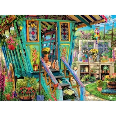 Buffalo Games Aimee Stewart The Potting Shed Puzzel voor volwassenen, 1000 stukjes, voor spelfeesten, afgewerkte afmetingen 68 x 50 cm Buffalo Games Aimee Stewart The Potting Shed Puzzel voor volwassenen, 1000 stukjes, voor spelfeesten, afgewerkte afmetingen 68 x 50 cm