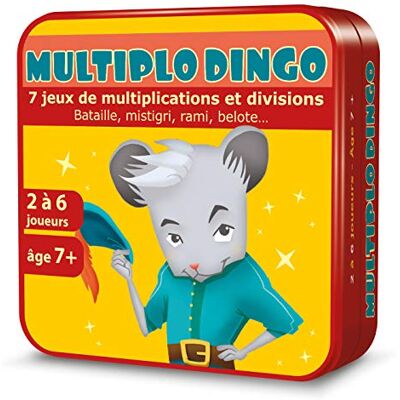 Asmodee MultiploDingo NL Vanaf 7 JAAR 2-6 SPELERS Kaartspellen Vermenigvuldigingstabel Aritma KINDERSPEL EDUCATIF SPEL Asmodee MultiploDingo NL Vanaf 7 JAAR 2-6 SPELERS Kaartspellen Vermenigvuldigingstabel Aritma KINDERSPEL EDUCATIF SPEL