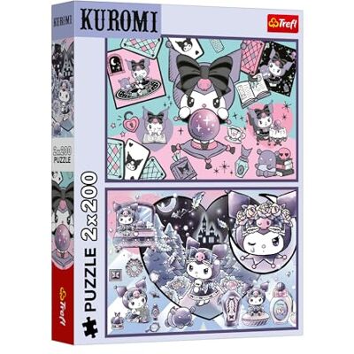 Trefl 2-in-1 puzzel: Kuromi, de grappen van Kuromi 2 x 200 stukjes Set van twee puzzels voor tieners Trefl 2-in-1 puzzel: Kuromi, de grappen van Kuromi 2 x 200 stukjes Set van twee puzzels voor tieners