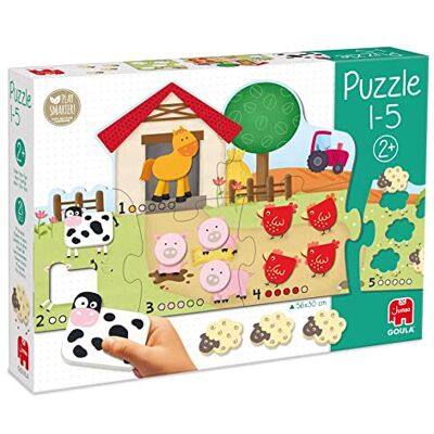 Jumbo Goula 53438 puzzel 1-5, meerkleurig Jumbo Goula 53438 puzzel 1-5, meerkleurig