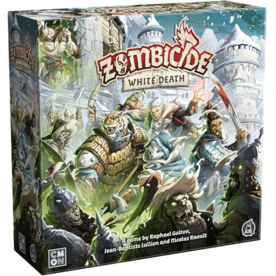 CMON Zombicide: White Death, coöperatief gezelschapsspel, vanaf 14 jaar, voor 1 tot 6 spelers, 60 minuten per spel, Spaans CMON Zombicide: White Death, coöperatief gezelschapsspel, vanaf 14 jaar, voor 1 tot 6 spelers, 60 minuten per spel, Spaans