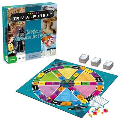 Winning Moves Trivial Pursuit Geschiedenis van Frankrijk 15 jaar – kaartspel voor kinderen geschiedenis van Frankrijk – Quizz-spel – reisspel – educatief spel – educatieve kaarten – quizz spelletjes Winning Moves Trivial Pursuit Geschiedenis van Frankrijk 15 jaar – kaartspel voor kinderen geschiedenis van Frankrijk – Quizz-spel – reisspel – educatief spel – educatieve kaarten – quizz spelletjes