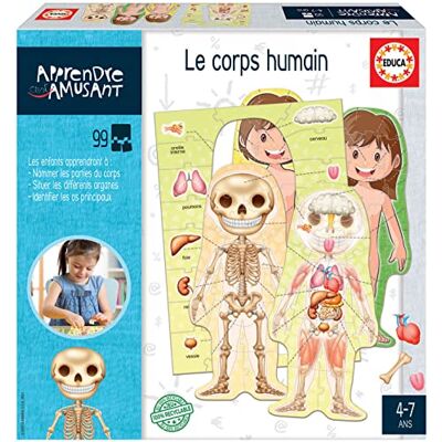 Educa tief spel voor kinderen. Leren is leuk. Het menselijk lichaam. Aanbevolen vanaf 4 jaar (18831) Educa tief spel voor kinderen. Leren is leuk. Het menselijk lichaam. Aanbevolen vanaf 4 jaar (18831)