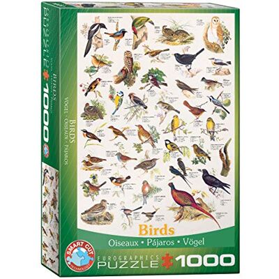 EuroGraphics Birds vogelpuzzel, 6000-1259, verschillende kleuren, 48 x 68 cm EuroGraphics Birds vogelpuzzel, 6000-1259, verschillende kleuren, 48 x 68 cm