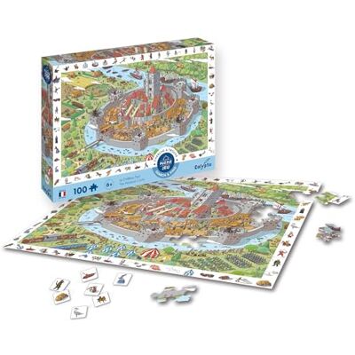 Sentosphère Calypto Schloss kasteel fort 100 XL stukjes puzzel Sentosphère Calypto Schloss kasteel fort 100 XL stukjes puzzel