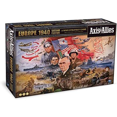Renegade Game Studios Axis & Allies: 1940 Europe Second Edition -WWII War Miniaturen Strategy Board Game, Renegade, Age 12+, 2-5 Players, 6Hr Renegade Game Studios Axis & Allies: 1940 Europe Second Edition -WWII War Miniaturen Strategy Board Game, Renegade, Age 12+, 2-5 Players, 6Hr