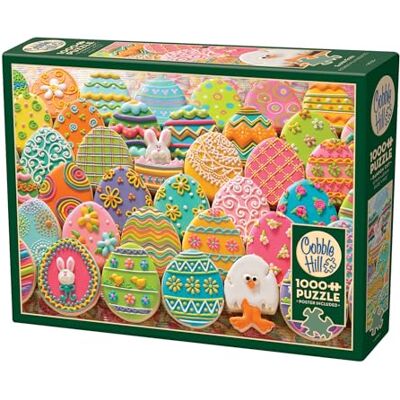 Cobble Hill PUZZLES Ostereier Plätzchen 1000 Teile: CE-zertifiziert Cobble Hill PUZZLES Ostereier Plätzchen 1000 Teile: CE-zertifiziert