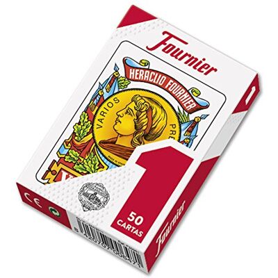 Fournier – F20991 – Spaans kaartspel nr. 1 50 kaarten willekeurige kleuren Fournier – F20991 – Spaans kaartspel nr. 1 50 kaarten willekeurige kleuren