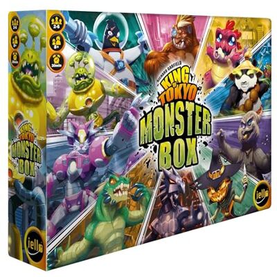 IELLO King of Tokyo Monster Box gezelschapsspel vanaf 8 jaar, 2 tot 6 spelers, speeltijd van 30 minuten IELLO King of Tokyo Monster Box gezelschapsspel vanaf 8 jaar, 2 tot 6 spelers, speeltijd van 30 minuten