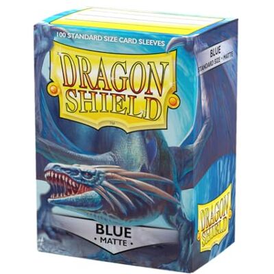 Dragon Standaard mouwen mat blauw Engelse versie Dragon Standaard mouwen mat blauw Engelse versie