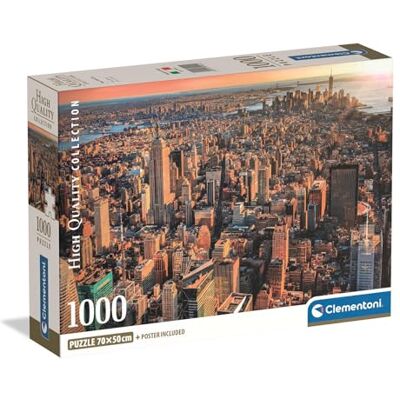Clementoni CLE puzzle 1000 CompactNew York City 39944 Clementoni CLE puzzle 1000 CompactNew York City 39944