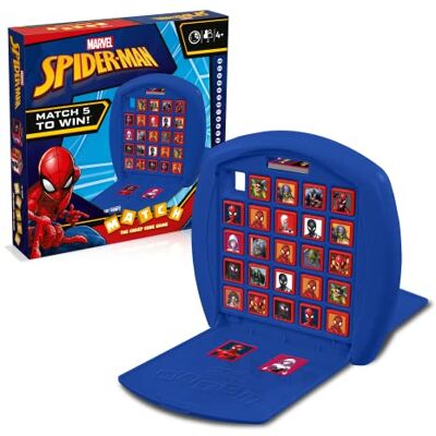Winning Moves Match Spider-Man gezelschapsspel reisspel Franse versie. Winning Moves Match Spider-Man gezelschapsspel reisspel Franse versie.