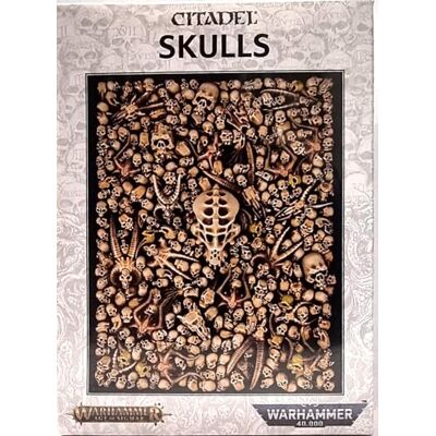 Games Workshop Citadel Doos met schedels zwart Games Workshop Citadel Doos met schedels zwart