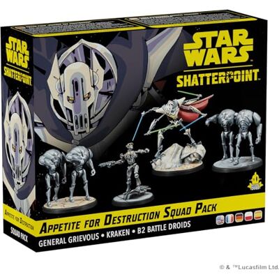 Asmodee Atomic Mass Games Star Wars Shatterpoint Appetite For Destruction Squad Pack Miniaturen Expansion For Star Wars Shatterpoint Miniaturen Game 2 spelers 90 minuten Asmodee Atomic Mass Games Star Wars Shatterpoint Appetite For Destruction Squad Pack Miniaturen Expansion For Star Wars Shatterpoint Miniaturen Game 2 spelers 90 minuten