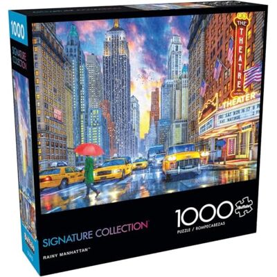 Buffalo Games Dominic Davison – Rainy Manhattan – 1000 stukjes Jigsaw puzzel voor volwassenen – uitdagende puzzel perfect voor Game Nights – afgewerkte afmetingen is 26,75 x 19,75 cm Buffalo Games Dominic Davison – Rainy Manhattan – 1000 stukjes Jigsaw puzzel voor volwassenen – uitdagende puzzel perfect voor Game Nights – afgewerkte afmetingen is 26,75 x 19,75 cm