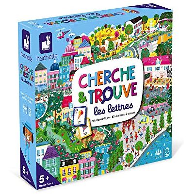 Janod Zoek en vind de letters – gezelschapsspel voor kinderen – educatief spel – spel voor het gezin – vanaf 5 jaar, J02436 Janod Zoek en vind de letters – gezelschapsspel voor kinderen – educatief spel – spel voor het gezin – vanaf 5 jaar, J02436
