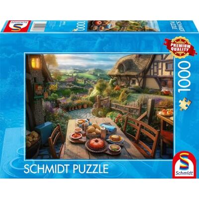 SCHMIDT Spiele 59763 ontbijt met uitzicht, puzzel met 1000 stukjes SCHMIDT Spiele 59763 ontbijt met uitzicht, puzzel met 1000 stukjes