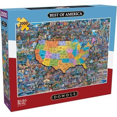 Buffalo Games Eric Dowdle Best of America 2000 stukjes Jigsaw puzzel voor volwassenen uitdagingspuzzel Perfect voor Game Nights Afgewerkt formaat is 38,50 x 26,50 cm Buffalo Games Eric Dowdle Best of America 2000 stukjes Jigsaw puzzel voor volwassenen uitdagingspuzzel Perfect voor Game Nights Afgewerkt formaat is 38,50 x 26,50 cm