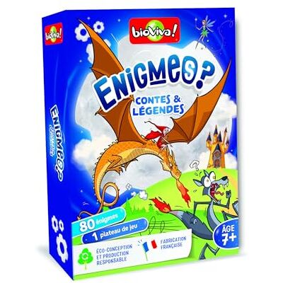 Bioviva Puzzels en legendes, speelse bordspellen voor kinderen vanaf 7 jaar, 2 tot 6 spelers, 400244, 400244 Bioviva Puzzels en legendes, speelse bordspellen voor kinderen vanaf 7 jaar, 2 tot 6 spelers, 400244, 400244