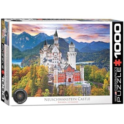EuroGraphics Neuschwanstein Castle Germany 1000 stuks puzzel EuroGraphics Neuschwanstein Castle Germany 1000 stuks puzzel