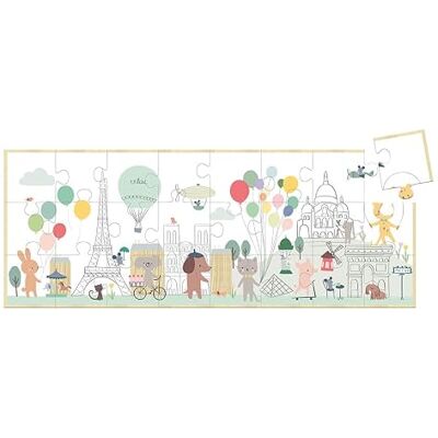 Vilac Houten puzzel, uitstapje naar Parijs-Sarah Betz, 7103, meerkleurig Vilac Houten puzzel, uitstapje naar Parijs-Sarah Betz, 7103, meerkleurig