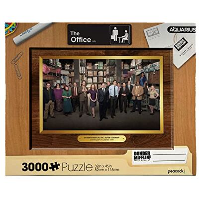 AQUARIUS The Office Puzzel (3000 Stuks Jigsaw puzzel), officieel gelicentieerd product The Office Merchandise & Collectibles – Glare Free – Precision Fit – Virtually No Puzzle Dust – 32 x 114 cm AQUARIUS The Office Puzzel (3000 Stuks Jigsaw puzzel), officieel gelicentieerd product The Office Merchandise & Collectibles – Glare Free – Precision Fit – Virtually No Puzzle Dust – 32 x 114 cm