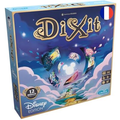 Asmodee Libellud Dixit: Disney-editie, gezelschapsspellen, kaartspellen, droomspel, beeldcommunicatie, spel voor volwassenen en kinderen vanaf 8 jaar, 3-6 spelers, Franse versie Asmodee Libellud Dixit: Disney-editie, gezelschapsspellen, kaartspellen, droomspel, beeldcommunicatie, spel voor volwassenen en kinderen vanaf 8 jaar, 3-6 spelers, Franse versie