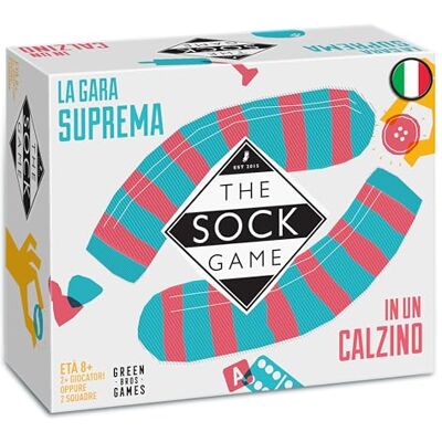 Asmodee – The Sock Game Jeu de Table Jeu Amusant pour Familles 8+ Ans 2+ Joueurs Edition en Italien Asmodee – The Sock Game Jeu de Table Jeu Amusant pour Familles 8+ Ans 2+ Joueurs Edition en Italien