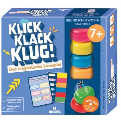 moses Klick Klack Klug Starterset 2 vanaf 7 jaar: het magnetische leerspel moses Klick Klack Klug Starterset 2 vanaf 7 jaar: het magnetische leerspel