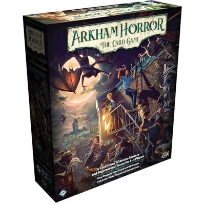 Asmodee Arkham Horror: The Card Game Chapter Two Core Set Coöperatief kaartspel vanaf 14 jaar 1-4 spelers Speeltijd van 45 tot 180 minuten Asmodee Arkham Horror: The Card Game Chapter Two Core Set Coöperatief kaartspel vanaf 14 jaar 1-4 spelers Speeltijd van 45 tot 180 minuten
