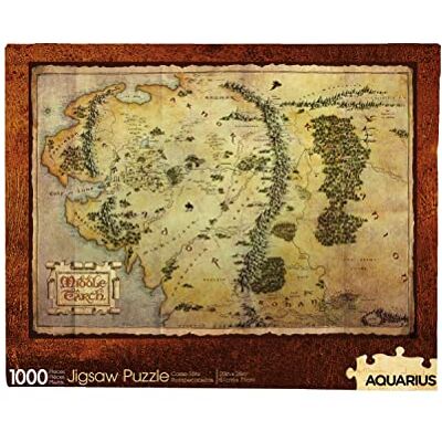 AQUARIUS Hobbit puzzel kaart Eriador 1000P 51 x 71 cm, 65388, meerkleurig AQUARIUS Hobbit puzzel kaart Eriador 1000P 51 x 71 cm, 65388, meerkleurig