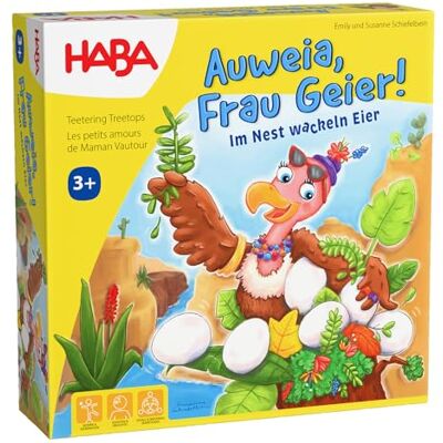 HABA Auweia, Madame Vautour! Behendigheidsspel voor kinderen spannend bouwnest van hoogwaardig hout vanaf 3 jaar 2011720001 HABA Auweia, Madame Vautour! Behendigheidsspel voor kinderen spannend bouwnest van hoogwaardig hout vanaf 3 jaar 2011720001