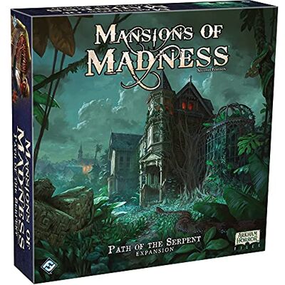 Asmodee Fantasy Flight Games FFGMAD28 Mansions of Madness 2nd Edition: Path of The Serpent Expansion, Mixed Colours Engelse versie Asmodee Fantasy Flight Games FFGMAD28 Mansions of Madness 2nd Edition: Path of The Serpent Expansion, Mixed Colours Engelse versie