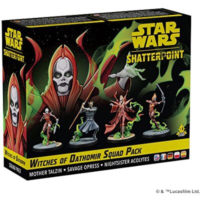 Asmodee Atomic Mass Games Star Wars Shatterpoint Witches Of Dathomir Mother Talzin Squad Pack Miniaturen Expansion Featuring Mother Talzin Savage Opress And Nightsister Acolytes 2 spelers 90 minuten Asmodee Atomic Mass Games Star Wars Shatterpoint Witches Of Dathomir Mother Talzin Squad Pack Miniaturen Expansion Featuring Mother Talzin Savage Opress And Nightsister Acolytes 2 spelers 90 minuten