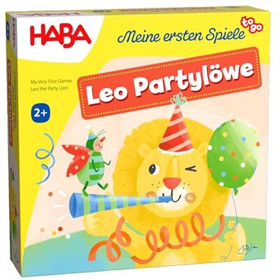 HABA Mijn eerste games om mee te nemen Leo Partylöwe spel voor kinderen vanaf 2 jaar memospel onderweg voor 1 tot 4 spelers 2012213001 HABA Mijn eerste games om mee te nemen Leo Partylöwe spel voor kinderen vanaf 2 jaar memospel onderweg voor 1 tot 4 spelers 2012213001