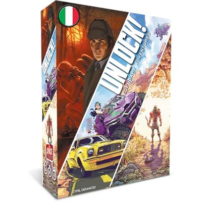 Asmodee Unlock! Legendary Adventures, gezelschapsspel met app, Escape Room, 1-6 spelers, 10 jaar, editie in het Italiaans Asmodee Unlock! Legendary Adventures, gezelschapsspel met app, Escape Room, 1-6 spelers, 10 jaar, editie in het Italiaans