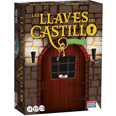 Falomir Gezelschapsspel De sleutels van het luxe kasteel Strategie en geluk Perfect voor kinderen vanaf 8 jaar en volwassenen Speel met het gezin Falomir Gezelschapsspel De sleutels van het luxe kasteel Strategie en geluk Perfect voor kinderen vanaf 8 jaar en volwassenen Speel met het gezin