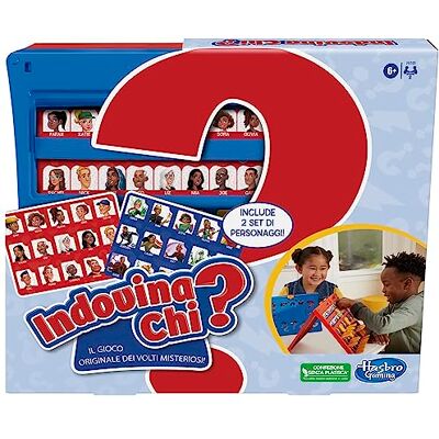 Hasbro Raad eens wie? Origineel raadselspel voor 2 spelers, spelletjes voor kinderen en Bmbine vanaf 6 jaar, leuk voor het gezin Hasbro Raad eens wie? Origineel raadselspel voor 2 spelers, spelletjes voor kinderen en Bmbine vanaf 6 jaar, leuk voor het gezin