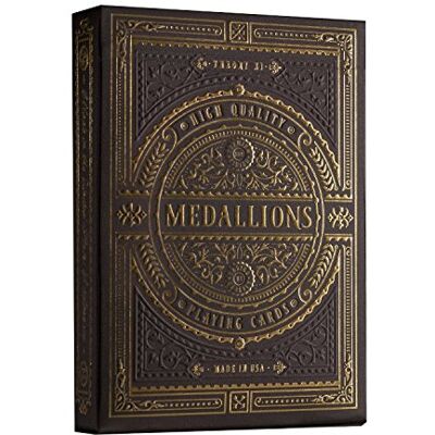 Theory11 Medallions Deck Signature Bicycle Playing Cards by New Theory11 Medallions Deck Signature Bicycle Playing Cards by New