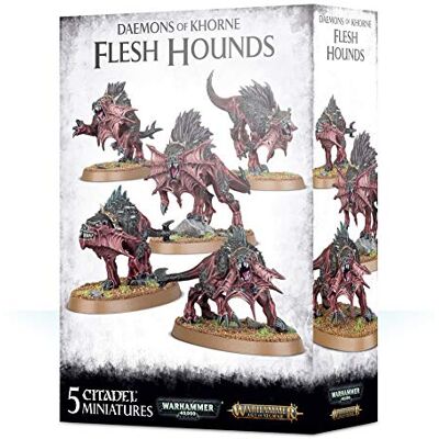 Games Workshop Warhammer Age of Sigmar Warhammer 40.000 Daemons of Khorne Flesh Hoounds Games Workshop Warhammer Age of Sigmar Warhammer 40.000 Daemons of Khorne Flesh Hoounds