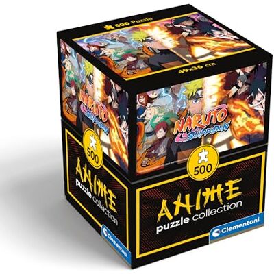 Clementoni Puzzel Anime Cube Naruto 500 stukjes puzzel voor volwassenen 14-99 jaar, gemaakt in Italië, 35516 Clementoni Puzzel Anime Cube Naruto 500 stukjes puzzel voor volwassenen 14-99 jaar, gemaakt in Italië, 35516