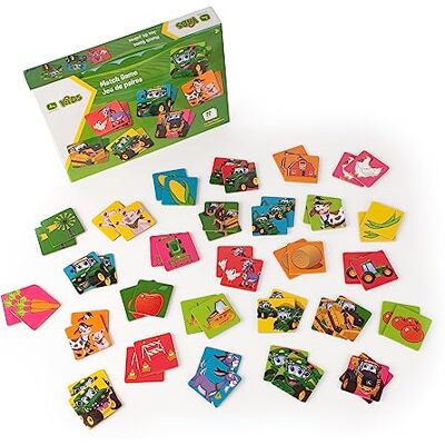 TOMY John Deere grappig match- en geheugenspel voor kinderen, speelnacht met het gezin, educatief spel voor jongens en meisjes vanaf 3 jaar TOMY John Deere grappig match- en geheugenspel voor kinderen, speelnacht met het gezin, educatief spel voor jongens en meisjes vanaf 3 jaar