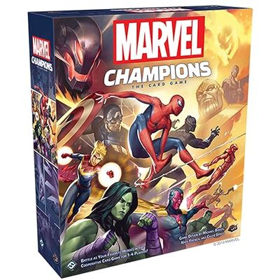 Asmodee Fantasy Flight Games, Marvel Champions: Base Game, Card Game, Leeftijd 14+, 1-4 Players, 45-90 Minute Playing Time Engelse versie Asmodee Fantasy Flight Games, Marvel Champions: Base Game, Card Game, Leeftijd 14+, 1-4 Players, 45-90 Minute Playing Time Engelse versie