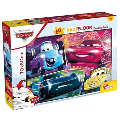 Disney Lisciani Giochi The Movie Puzzle DF Cars 3 Supermaxi 60 Challenge, 64007.0 Disney Lisciani Giochi The Movie Puzzle DF Cars 3 Supermaxi 60 Challenge, 64007.0